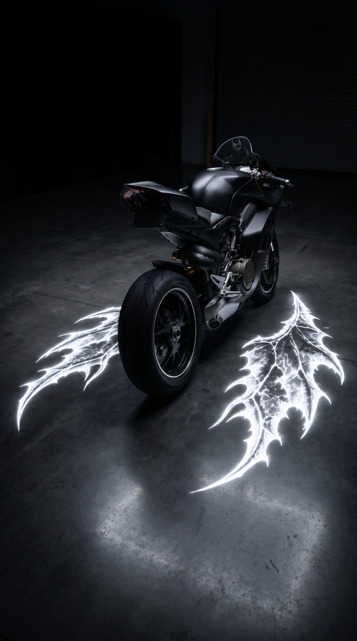 White wing projection
